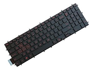 DO GAMER DELL INSPIRON 15 7000 7566 7567 P65F001 US RED RETROILUMINADO