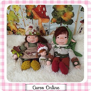 Curso Online Fada Carlin e Elfo Jasper (waldorf)