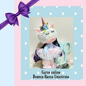 Curso Online - Boneca Russa Unicórnio