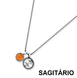 COLAR SIGNO SAGITÁRIO - RÓDIO NEGRO