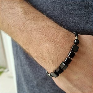 Pulseira Quadrada Indie - Prata