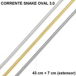 Corrente Snake 43cm