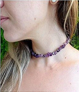 Choker Guia - Quartzo Azul