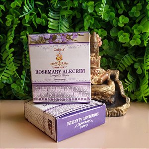 Incenso Massala Cone Goloka Rosemary Alecrim - Energia da Alegria