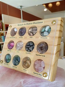 Quadro Coleção de Pedras Preciosas