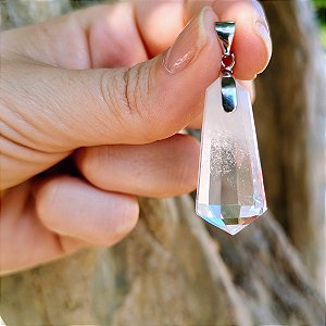 Pingente Cristal Vogel - Folheado a Ródio Branco