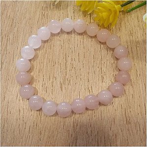 Pulseira 8mm Quartzo Rosa