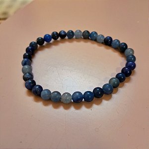 Pulseira 6mm Quartzo Azul