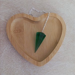 Pêndulo de Obsidiana Verde