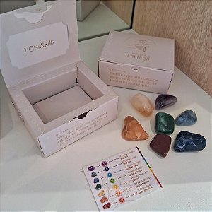 Kit de Cristais 7 Chakras - Coleção Talismã