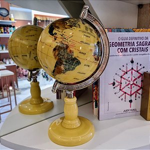 Globo Terrestre 30cm - Creme