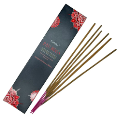 Incenso Massala Goloka  Pau Rosa - Energia da Fama e Beleza