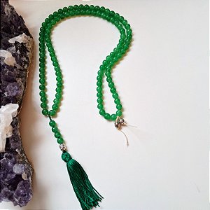 Japamala Quartzo Verde 6MM - 108 Contas