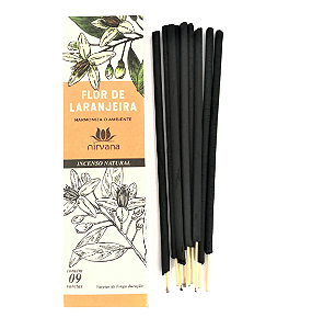 Incenso Nirvana Natural Flor de Laranjeira - Harmoniza o Ambiente