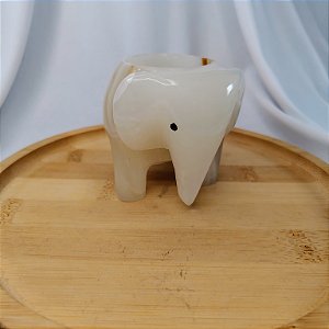 Porta Vela Elefante Ônix