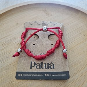 Pulseira 7 Nós Kabbalah 3 contas