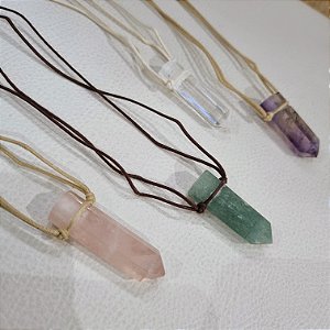 Colar Cordão Aromático Ponta