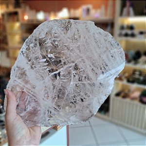 Chapa Cristal de Quartzo - Borda Bruta
