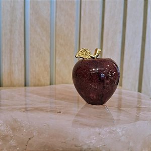 Mini Maçã Ônix 4cm Vermelha