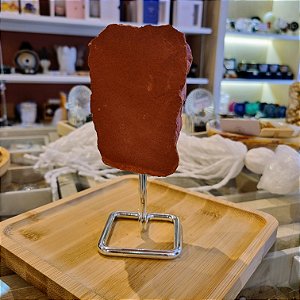 Jaspe Vermelho Bruto - Base de Ferro