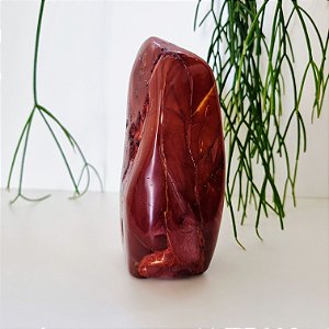 Forma-Livre Jaspe Mokaita Polida - Base Serrada