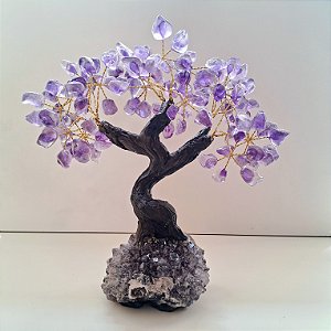 Árvore Ametista - Base Ametista - 24 Galhos
