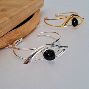 Bracelete Movimento Ágata Preta