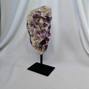 Ametista Chevron - Base de Ferro