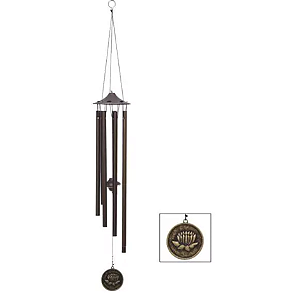 Sino dos Ventos Porta - Flor de Lótus