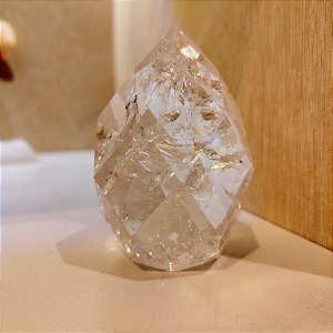 Chama Facetada Cristal de Quartzo