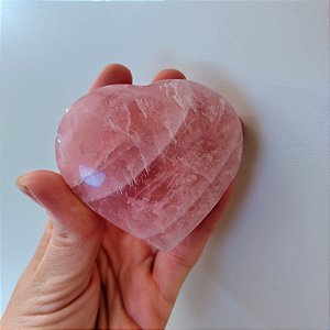 Coração Quartzo Rosa