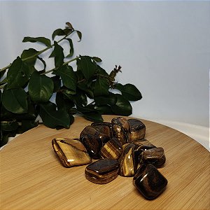 Pedra Rolada Olho de Tigre Natural