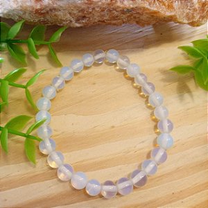 Pulseira Opalina Contas 6mm