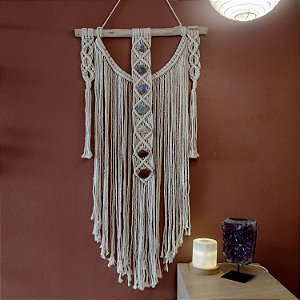 Painel Chakras Macramê