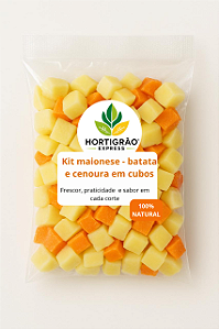 Kit maionese 1- cenoura e batata em cubos 300g
