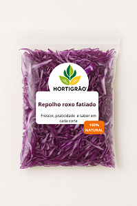 Repolho Roxo fatiado 250 gramas