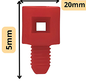 Micro Spray Jet Vermelho 47L - 1000 Unid - RSB