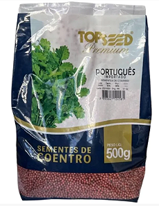 Sementes De Coentro  Portugues Topseed Premium - 500g