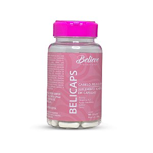 Suplemento para Cabelo, Pele e Unha  Belicaps 60 Cápsulas