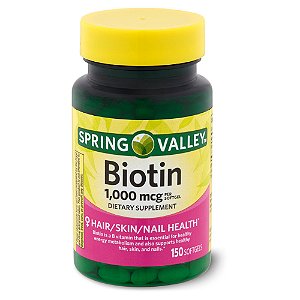 Biotina 1.000 Mcg - Spring Valley