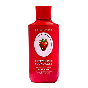 Bath & Body Works - Shower Gel De Banho Sabonete Corporal Strawberry Pound Cake