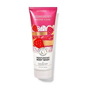 Bath & Body Works - Sabonete Corporal Hidratante Moisturizing Body Wash Strawberry Pound Cake
