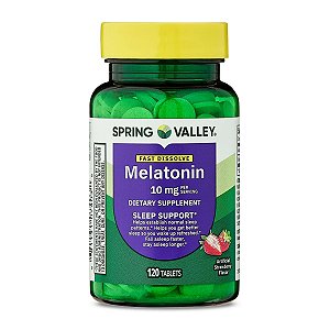 Melatonina 10mg - 120 Tablets Fast Dissolve Spring Valley