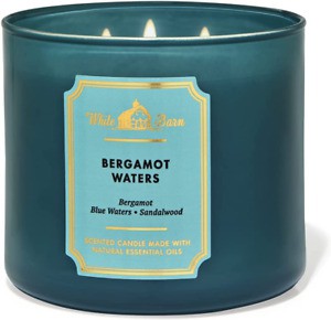 Bath Body & Works - Vela Aromática 3 Pavios Wick Candles Bergamot Waters