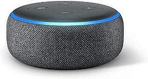 Echo Dot 3ª Geração Smart Speaker com Alexa Cor Preta