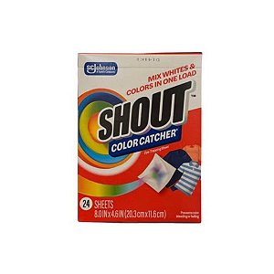 Shout - Folhas de Captura de Corante Para Roupas Shout Color Catcher