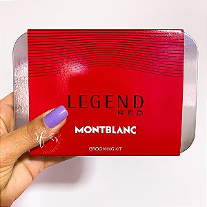 Montblanc - Kit Perfume Legend Red Masculino Edp + Hidratante Facial + Gel de banho