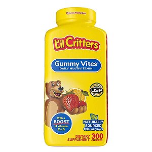 L'il Critters - Multivitamínico Infantil Gummy Vites 300 gomas
