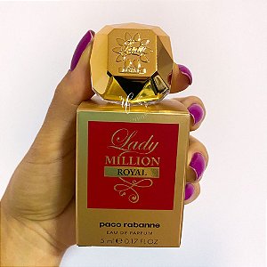 Paco Rabanne - Miniatura Perfume Lady Million Royal Feminino Edp 5ml (Caixa danificada)