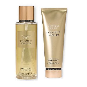 Victoria's Secret - Kit Coconut Passion Body Splash + Hidratante